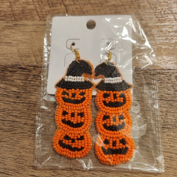 Fashion Jewelry Jewelry - Halloween Pumpkin Earrings
